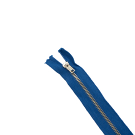 IJzeren rits YKK blauw 14 cm