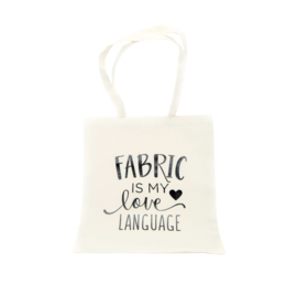Katoenen tas -  Fabric is my love language