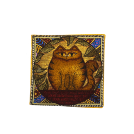 Naaldenmapje kat bruin