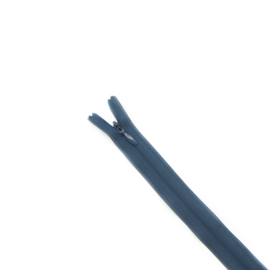 Blinde rits donkerblauw 22 cm