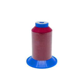 Polyester lockgaren Amann Sabaflex rood