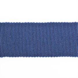 Ribslint grosgrain blauw