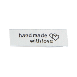 Label hand made with love