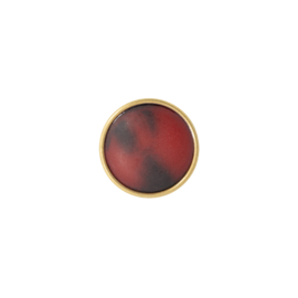 Vintage knoop rood