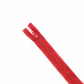 Deelbare rits rood 80 cm