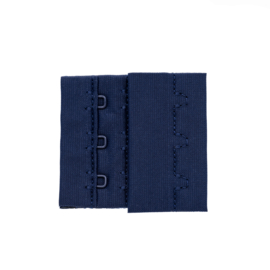 3 haaks bh sluiting donkerblauw