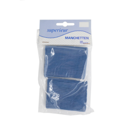 Mouwboord blauw/grijs