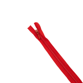 Katoenen rits YKK rood 18 cm