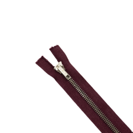 IJzeren rits Prym bordeaux 15 cm