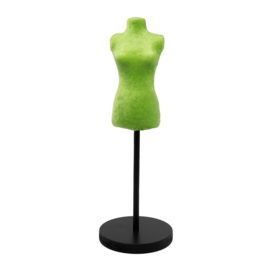 1/4 schaal paspop groen