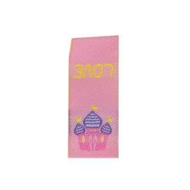 Label love lichtroze