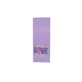 Label love paars