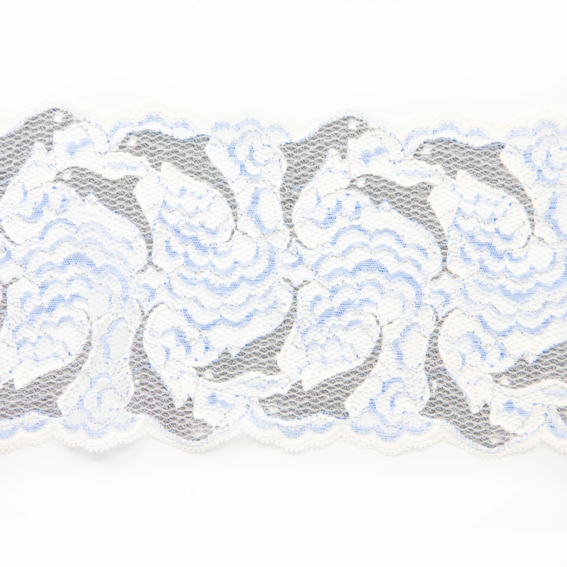 Kantenband dolfijn blauw/grijs 14 breed