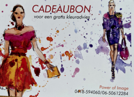 Cadeaubon Kleurenanalyse inclusief kleuren kaart