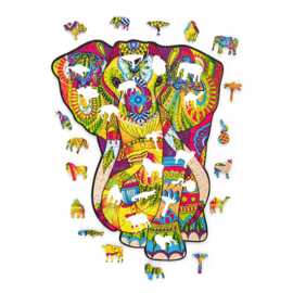 Splendid Elephant Wood Trick houten puzzel