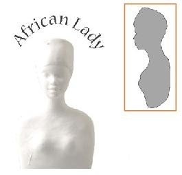 afrikaanse dame buste (volledig)