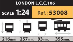 Tram Londen L.C.C. 106