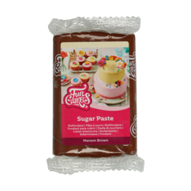 FunCakes Rolfondant Bruin - Maroon Brown - 250g