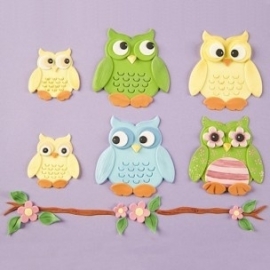 Patchwork Cutter Owl set