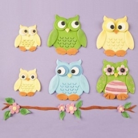 Patchwork Cutter Owl set