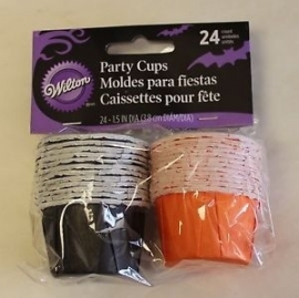 Wilton Mini Party Cups zware en oranje 24 stuks