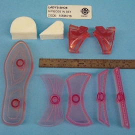 JEM Ladies shoe Cutter & Embosser set/9