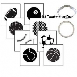 CK Cookie Cutter Texture Set/10- Sports Ball