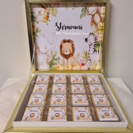 Chocolade box 'Safari' - 32 stuks