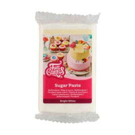 FunCakes Rolfondant Vanillesmaak Wit - Bright White -250g