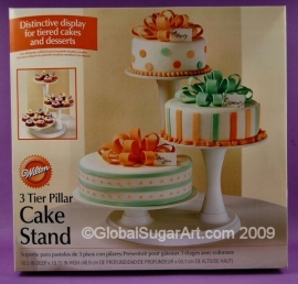 Wilton 3 Tier Pillar Cake Stand