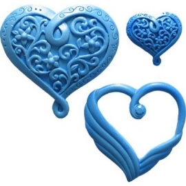 First Impressions Molds Heart 4 set/4