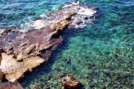 strand van Cala Cap Blanc Moraira Benissa