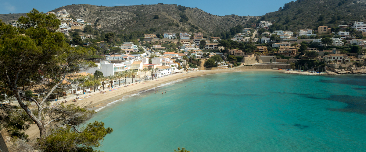 strand van El Portet