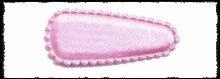 (kl) Haarkniphoesjes incl knipjes - roze satijn - 2 stuks