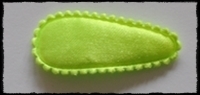 (md) kniphoesjes incl knipjes - neon groen satijn - 2 stuks