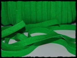 Elastisch band smal, groen - 6mm.