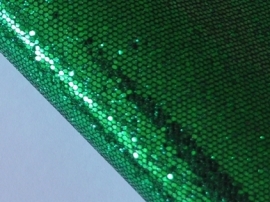 Lapje sparkling leer, groen - 20 x 22 mm.