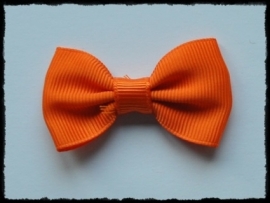 Grosgrain strik, oranje - 5 cm.