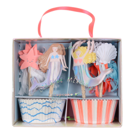 Meri Meri Let's be Mermaids Cupcake Set (48dlg)