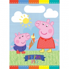 Peppa Pig feestartikelen feestzakjes (8st)