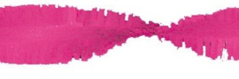 Crepe slinger fel roze 24 meter