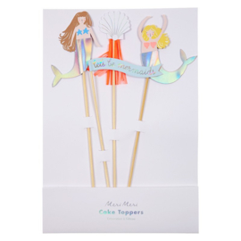 Meri Meri Let's be Mermaids cake toppers (4st)