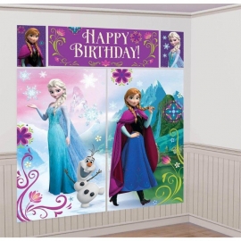 Disney Frozen feestartikelen grote Scene Setter/ muurposter