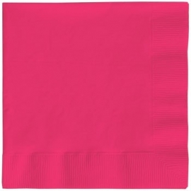 Effen kleur tafelgerei Magenta servetten (20st)