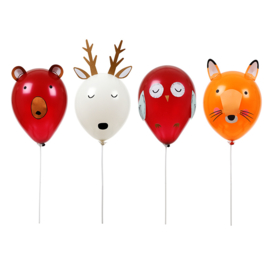 Let's Explore Forest Animals feestartikelen | Ballonnen Kit (16dlg)