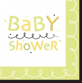 "Stroller Fun" babyshower lunch servetten (16st)