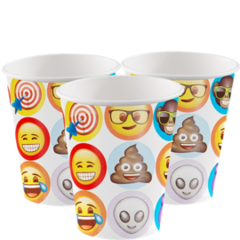 EMOJI feestartikelen - bekers (8st)