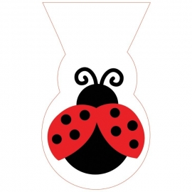 Cello bags Fancy Ladybird/ Lieveheersbeestje (12st)