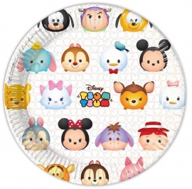 Disney Tsum Tsum feestartikelen - borden (8st)