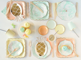 Love Pastel Mix feestartikelen - bekers (8st)